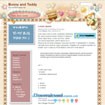 Bunny and Teddy - Free Personal & Family Blog Template