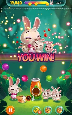 Vượt qua mọi màn chơi của Bunny Pop for Android