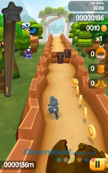 Giao diện màn chơi game Bunny Run