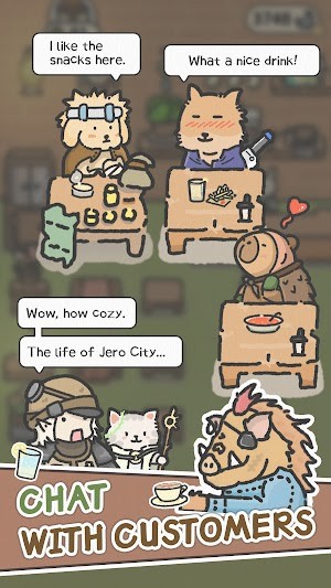 Trò chuyện với các khách hàng động vật