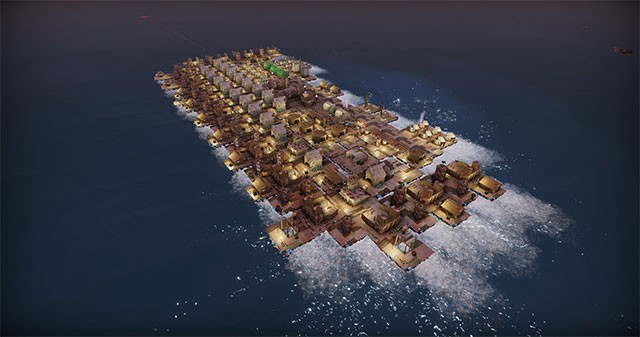 Xây dựng 1 thành phố giàu mạnh với những người dân hạnh phúc, no ấm trong game Buoyancy