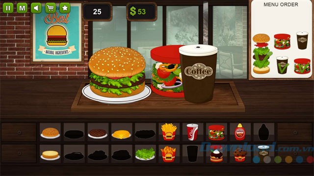 Game quản lý Burger Chef