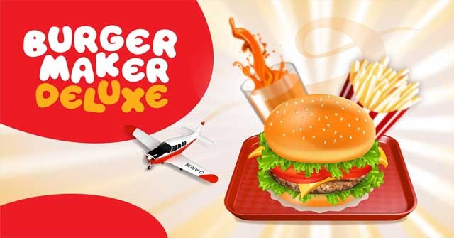 Tự tay làm ra những chiếc bánh kẹp bắt mắt trong game Burger Maker Deluxe