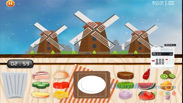 Thực đơn phong phú