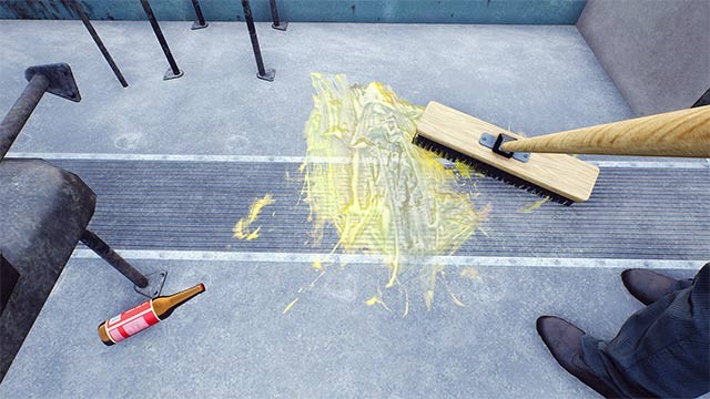 Dọn dẹp xe bus, sửa chữa các bộ phận hỏng và giữ gìn hình ảnh đẹp của đoàn xe