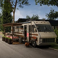 Bus Flipper: Renovator Simulator - Update 3: Biến xe bus thành quán cafe