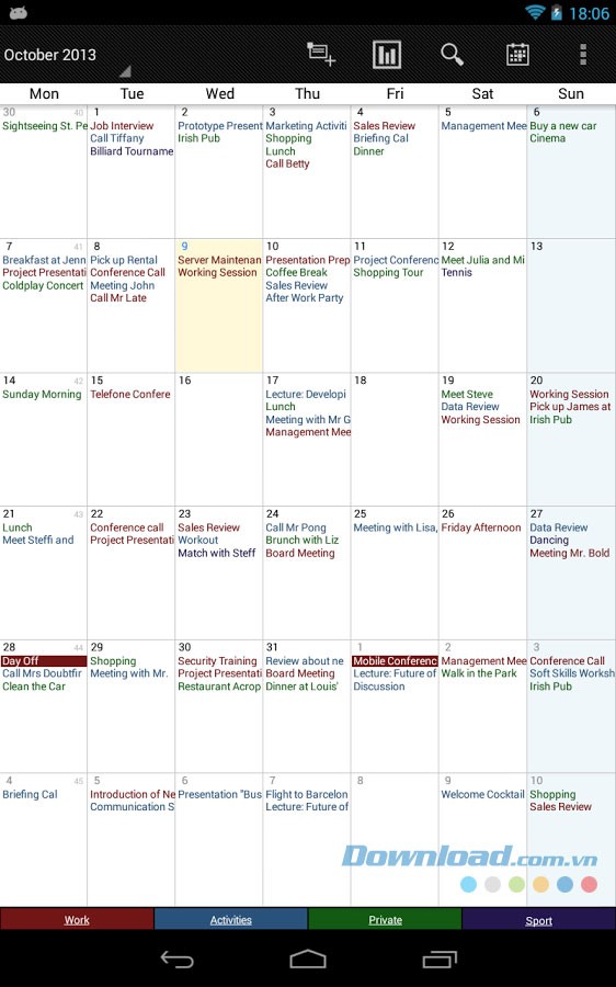 Business Calendar Free for Android