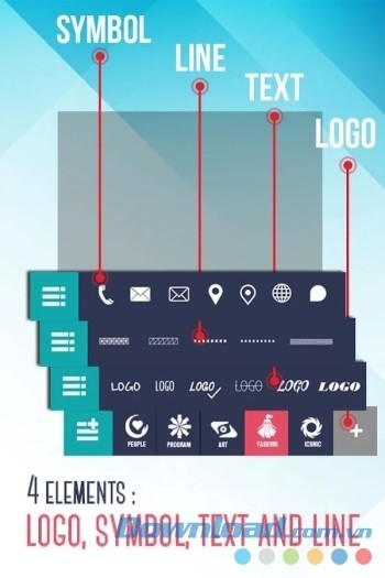 Thêm các yêu tố trên card