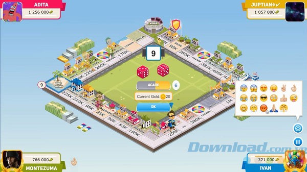 Board game kiểu Cờ tỷ phú