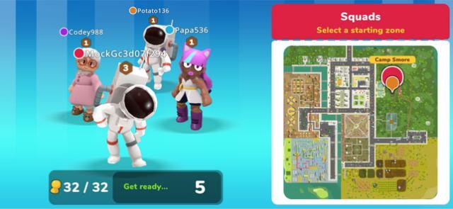 Lập tổ đội 4 người với bạn bè và cùng chiến đấu