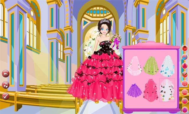 Kết hợp váy cưới với phụ kiện và hoa cưới trong Butterfly Bride