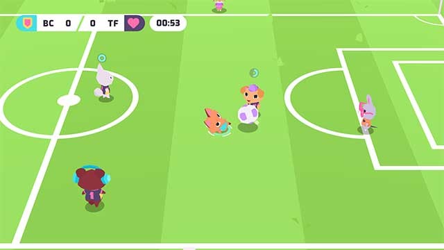 Đối đầu bạn bè trong các trận bóng Nhiều người chơi cục bộ