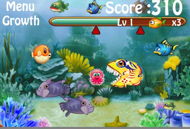 Đồ họa game Big Fish Eat Small Fish cho Android