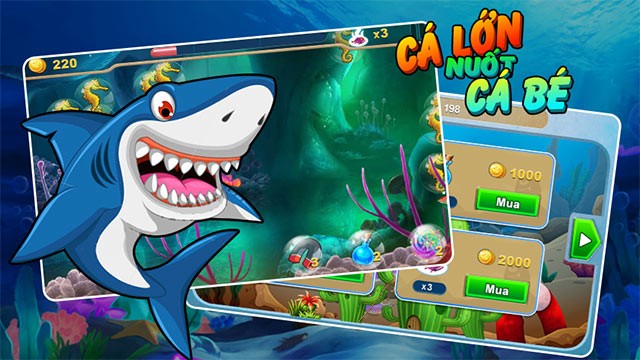 Cá lớn nuốt cá bé