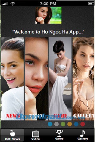 Ca sĩ Hồ Ngọc Hà music và photo for iOS