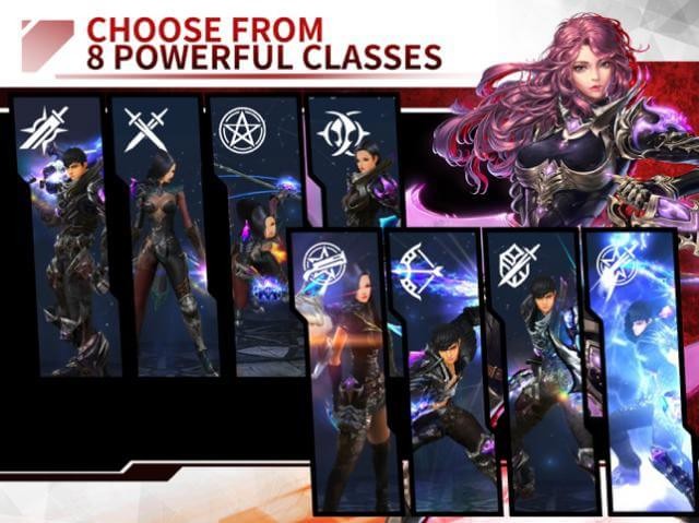 Chọn các lớp nhân vật mạnh mẽ