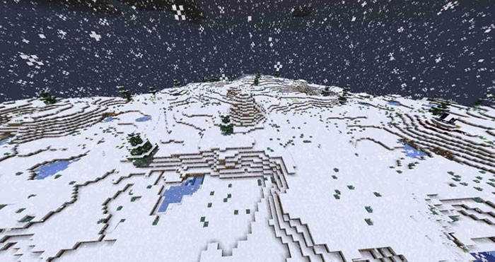 Tuyết chỉ xảy ra ở nơi có vĩ độ cao hoặc nhiệt độ nhỏ hơn 0,15