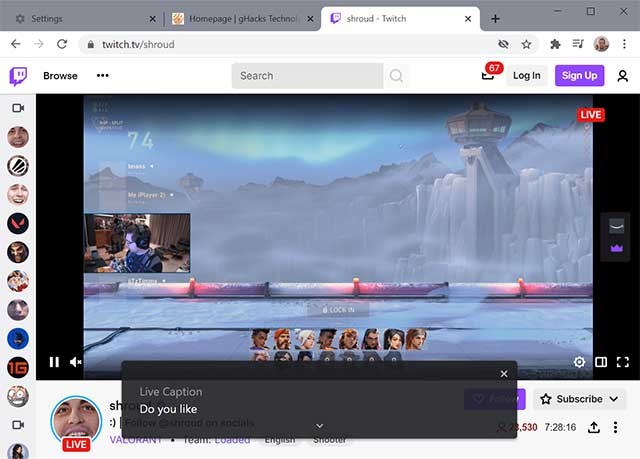 Tính năng Live Caption rất hữu ích khi xem lời bài hát, video, stream game,...