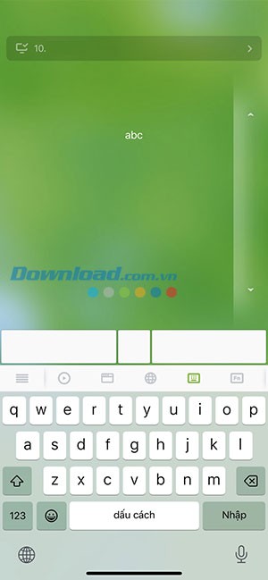 Người dùng có thể nhập văn bản thông qua Remote Mouse