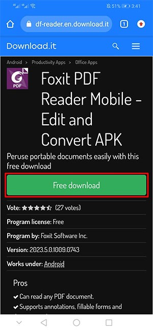Hướng dẫn cài đặt và sử dụng Foxit PDF Reader trên Android