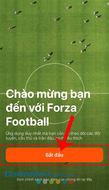 Ấn vào nút Bắt đầu