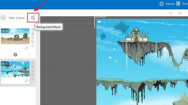 Cách chèn nhạc và tùy chỉnh âm thanh trong Animiz