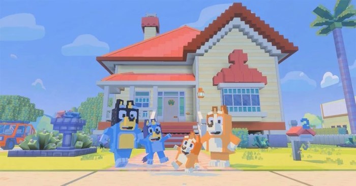 DLC Bluey's House trong Minecraft