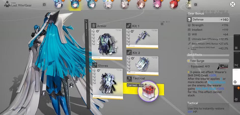 Trang bị tốt nhất cho Last Rite trong Arknight Endfield