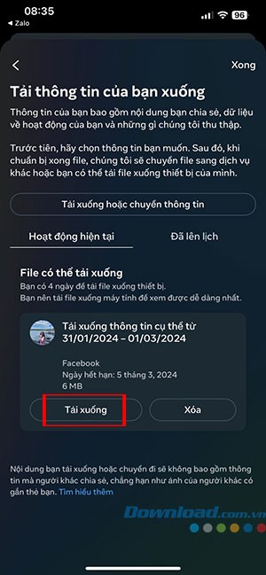 chuyen bai dang tu Facebook sang Zalo 16*460693