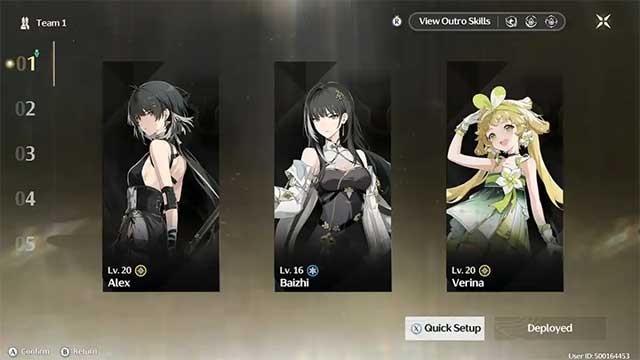 Khi đã thiết lập xong thành phần trong đội, nhấp nút Deploy để xác nhận