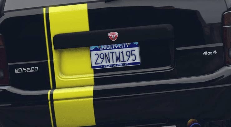 Biển số xe hiếm trong GTA Online