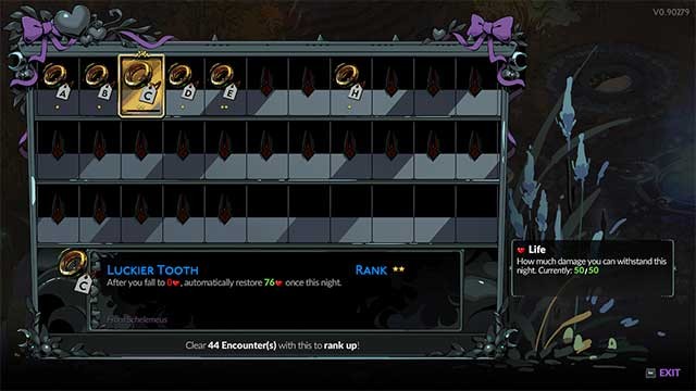 Luckier Tooth sẽ cung cấp cho bạn một Death Defiance