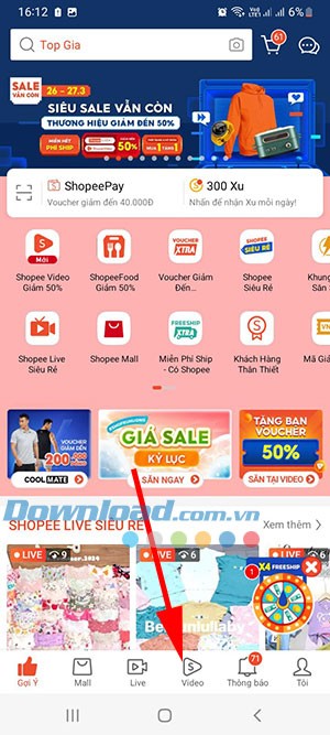 Hướng dẫn tạo và đăng video lên Shopee Video