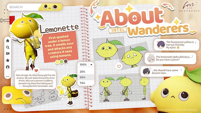 Lemonette trong Love and Deepspace