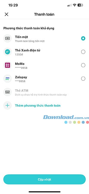 dat giao do an Xanh SM Ngon 9*523691