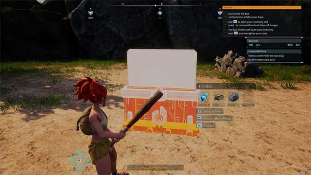 Nếu bạn muốn di chuyển căn cứ, hãy tháo rời Pal Box và đưa nó đến vị trí mới