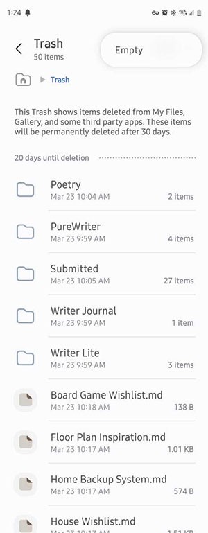cach don sach thung rac tren Android 5*465928