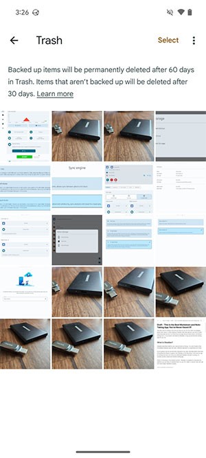 cach don sach thung rac tren Android 7*465926
