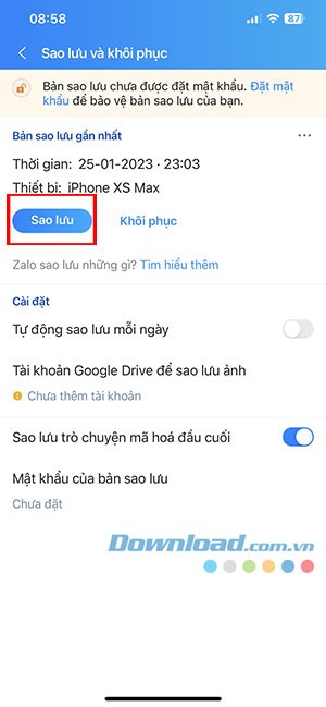 dong bo tin nhan Zalo dien thoai 3*413644