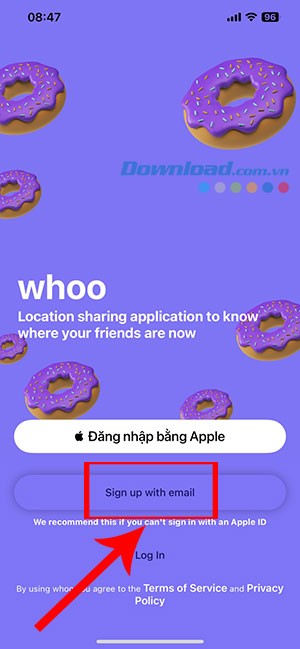 Hướng dẫn sử dụng app Whoo: Chia sẻ vị trí và trò chuyện với bạn bè