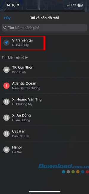 cach dung ban do ngoai tuyen iOS 17 4*435253