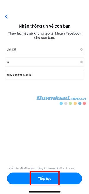 cach tao tai khoan Messenger Kids 7*466527