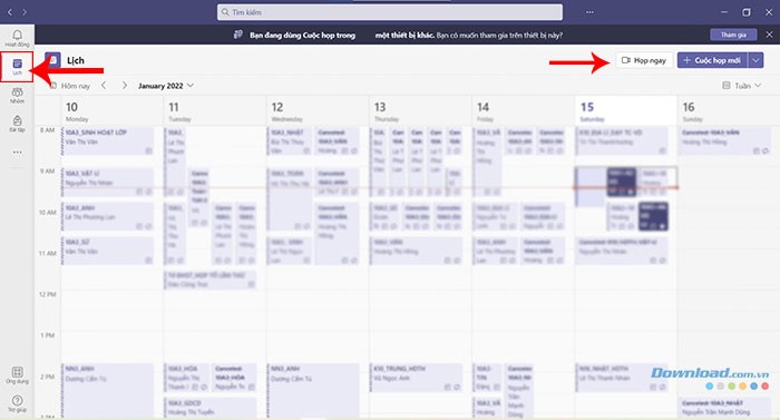 Hiển thị tất cả người tham gia trên màn hình trong Microsoft Teams
