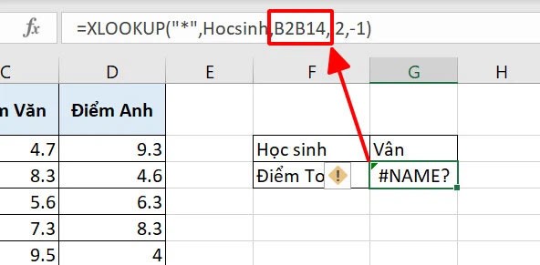 Khắc phục lỗi NAME trong Excel: Hướng dẫn chi tiết