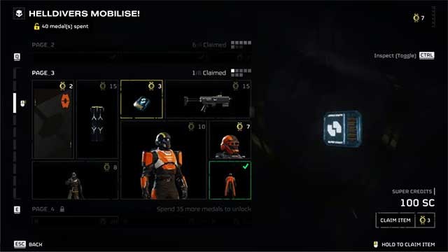 Sử dụng Super Credit để mua vật phẩm từ cửa hàng