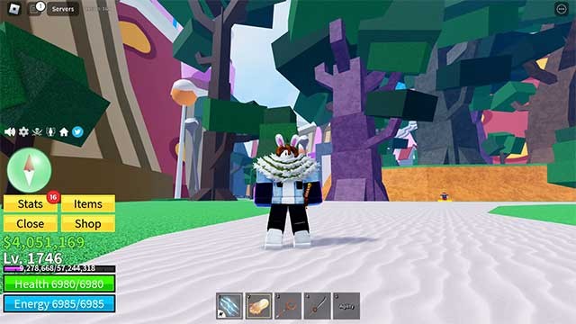 Pale Scarf sẽ mang đến phần thưởng sát thương lớn cho người dùng Fruit và Sword