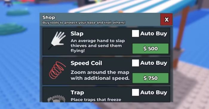 Steal A Brainrot: Hướng dẫn lấy tất cả vũ khí