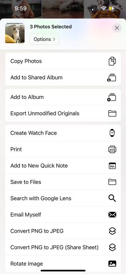 Chọn ảnh kết hợp