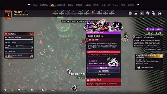 Hoàn thành nhiệm vụ “Rescue the Joker?” để mở khóa Joker