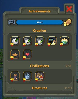 Hướng dẫn mở khóa tất cả thành tựu trong WorldBox